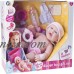 La Newborn 13" Life-Like All-Vinyl Baby Doll Diaper Bag and Accessory Gift Set   553962914